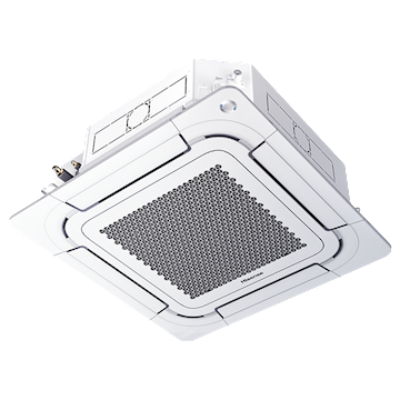 PAC/FM cassette 4-weg 90x90 binnendeel 8-serie 7,1 kW (R32) & paneel