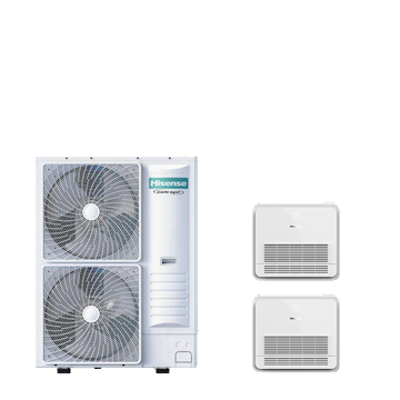 PAC TWIN vloer 8-serie 10,5 kW (R32) 400V