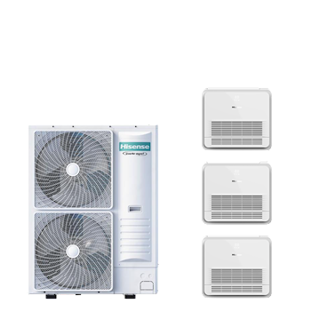 PAC TRIPLE vloer 8-serie 14 kW (R32) 400V