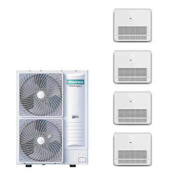 PAC QUAD vloer 8-serie 14 kW (R32) 400V
