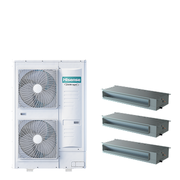 PAC TRIPLE kanaal 8-serie 20 kW (R32) 400V