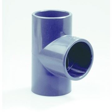 PVC HD t-stuk 90gr 32 mm