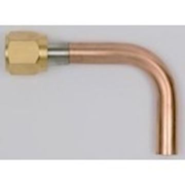 Flexflair RVS soldeerkoppeling 90° bocht 3/8-3/8