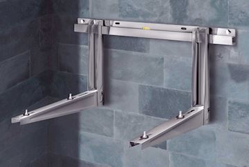 Rodigas condensorsteun 70+70 kg - 800 x 375 x 465 mm RVS
