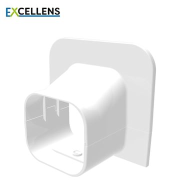 Tecnosystemi - Plafond eindkap 72 Wit (VPE 5)