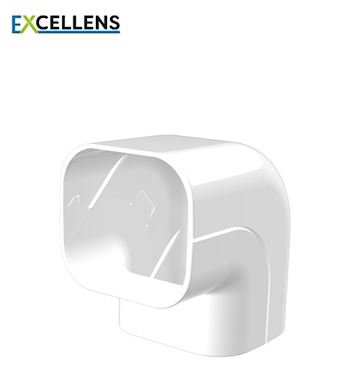 Tecnosystemi - Buiten bocht 90° 100 Wit (VPE 3)