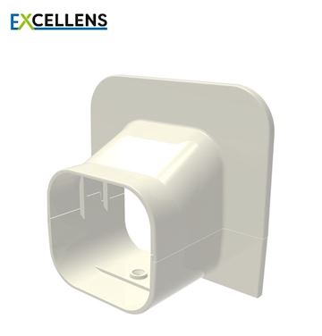 Tecnosystemi - Plafond eindkap 60 Creme (VPE 5)