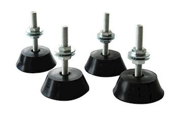 Trillingsdemper M8 staand - max 150 kg - pr/vpe (VPE 4)