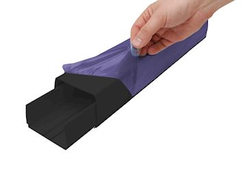 Optimal Duct Black - 80 x 60 mm - lengte 2 mtr - pr/st -VPE8