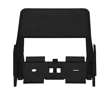 Optimal Duct Black - Verbindingssok 80 mm - vpe 6 stuks