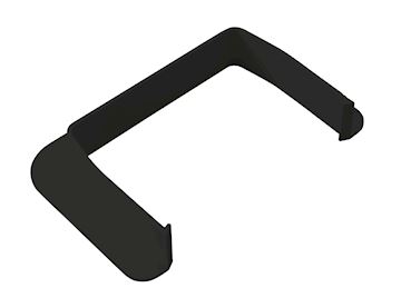 Optimal Duct Black - Muur Rozet - 110 mm - vpe 6 stuks