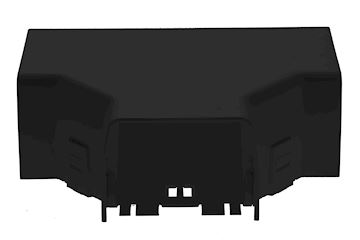 Optimal Duct Black - T-Stuk 110 mm - vpe 6 stuks