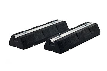 FF 600 Rubber balk 600x180x95mm incl. M10 boutenset pr/ 2st