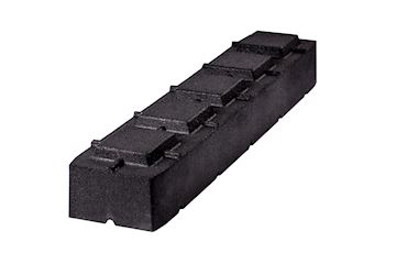 FF 1000 Rubber balk HIGHBLOCK 1000x190x130 pr/st