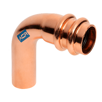 ACR Copper Press Bend 90° M/F 1/2 - (pr/5 stuks)