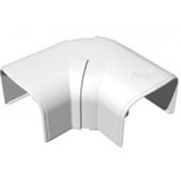 Tecnosystemi Optima Wit verst. platte bocht 75 - pr/st VPE 1