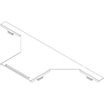 CT-CBR-100-PG Kabelbaan deksel aftakstuk
