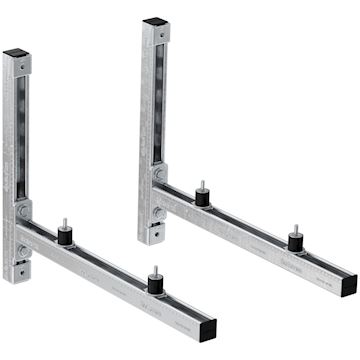 Fischer Airco Muurconsole + dempers L=600 Max 150KG