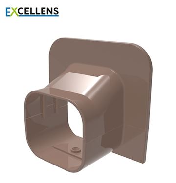 Tecnosystemi - Plafond Eindkap 72 Bruin (VPE 5)