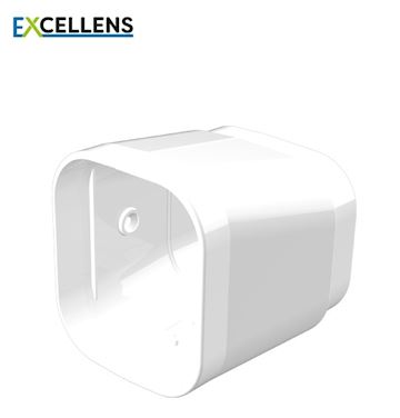 Tecnosystemi - Rotatiestuk Recht 72 Wit
