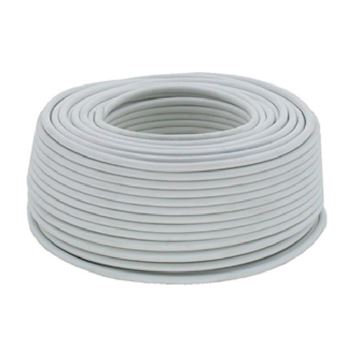 4x1.00 mm2 wit snoer H05Z1Z1-F Eca BR,BL,GR,G/Y (100)