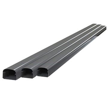 Tecnosystemi Optima goot Antraciet 75x56mm  2mtr  pr/s VPE14
