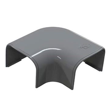 Tecnosystemi Optima Antraciet platte bocht 135 - pr/st VPE 3