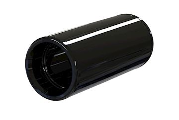 PVC condensafvoer sok lijmloos ZWART 21 mm - pr/st - VPE 20