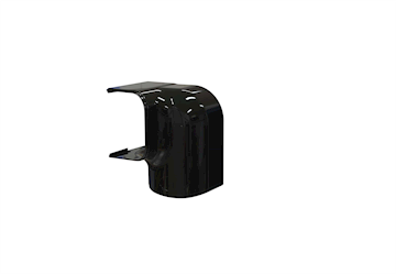 Tecnosystemi Optima Zwart Linker Bocht vert/hor 75 - pr/st