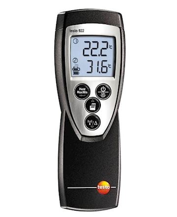 Testo 922 - Thermometer 2-kanaals (zonder voeler)