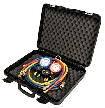 CPS – Meterset 4kr R410A/R32 Klasse 1 + slangen + koffer