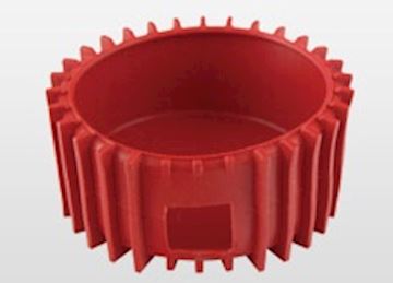 Beschermkap 80 mm (rood)