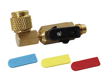 CPS - Kogel kraan tbv vulslang 1/4" haaks