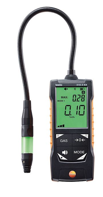 Testo 316-2-EX - gaslekdetector met explosiebeveiliging