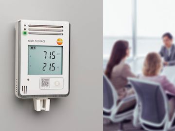 Testo 160 - Wifi Datalogger voor Vocht, CO2 en Atmosferische
