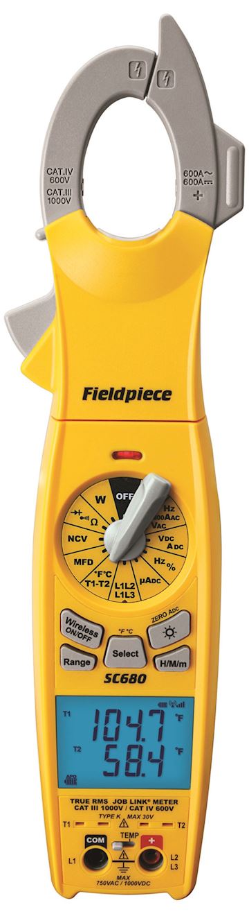 Fieldpiece - JobLink® System Power Swivel Clamp Meter w/1000