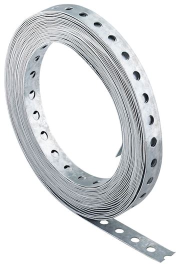 Gaatjesband 12 mm / 10 mtr op rol